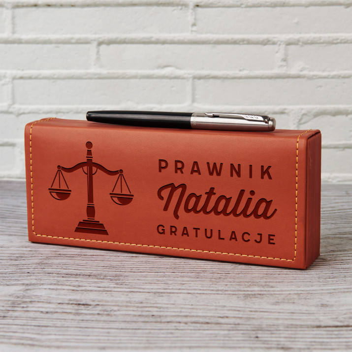 Prawnik - Pióro Parker w etui